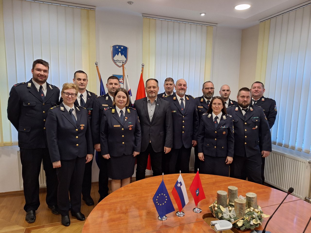 Slavnostni podpis pogodbe opravljanja javne gasilske službe
