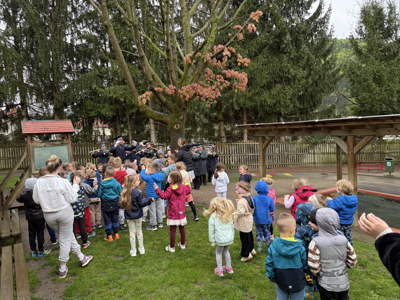 Obisk Pihalnega orkestra Šentjanž