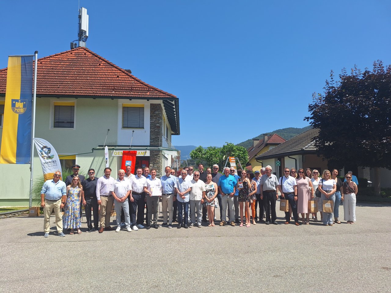Praznovanje 25-letnice partnerstva med Občinama Dravograd in Suha / Neuhaus