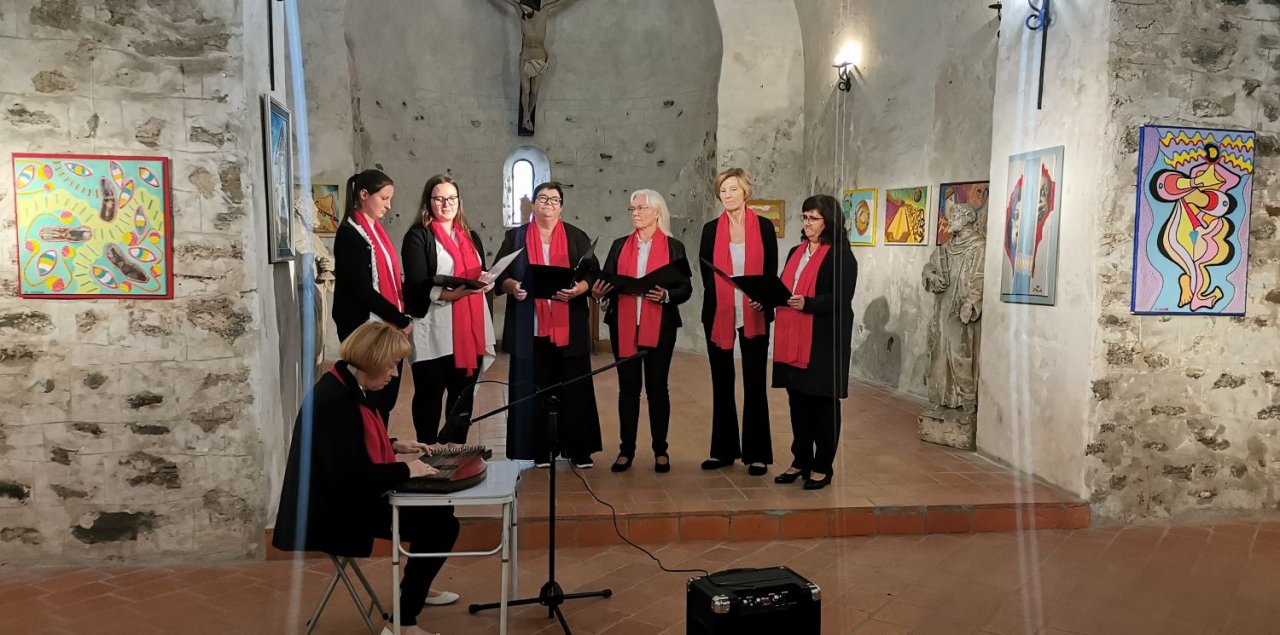 Spominska razstava likovnih del Marjana Vesonika