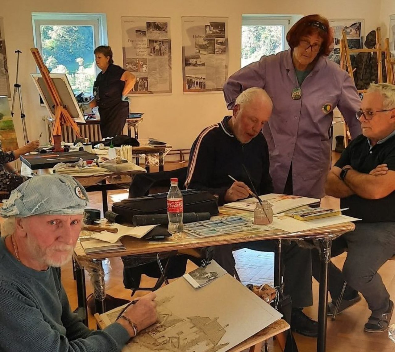 V Dvorcu Bukovje je potekala že 32. likovna kolonija Ex tempore