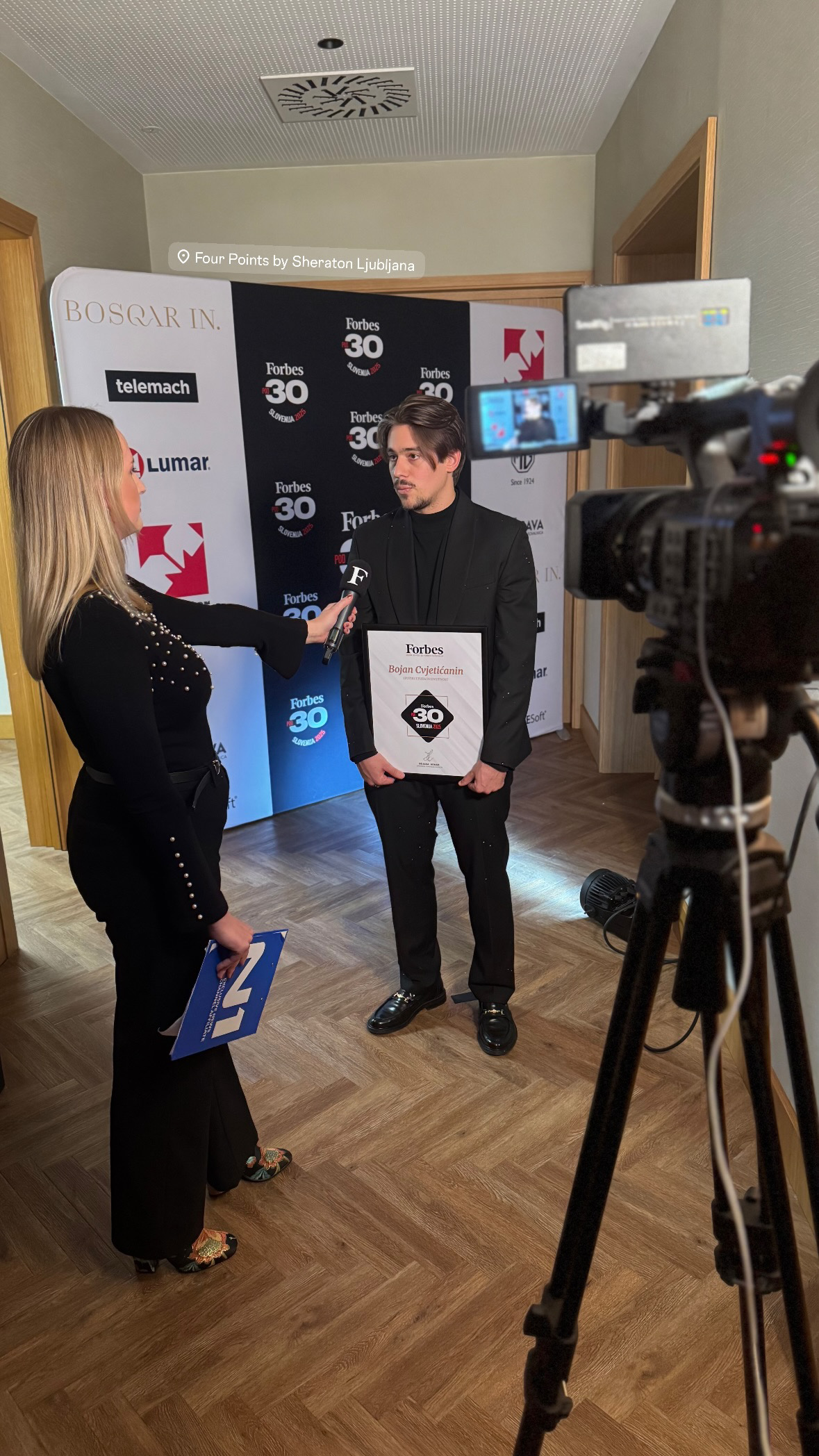 Na delu, dogodek Forbes 30 pod 30.