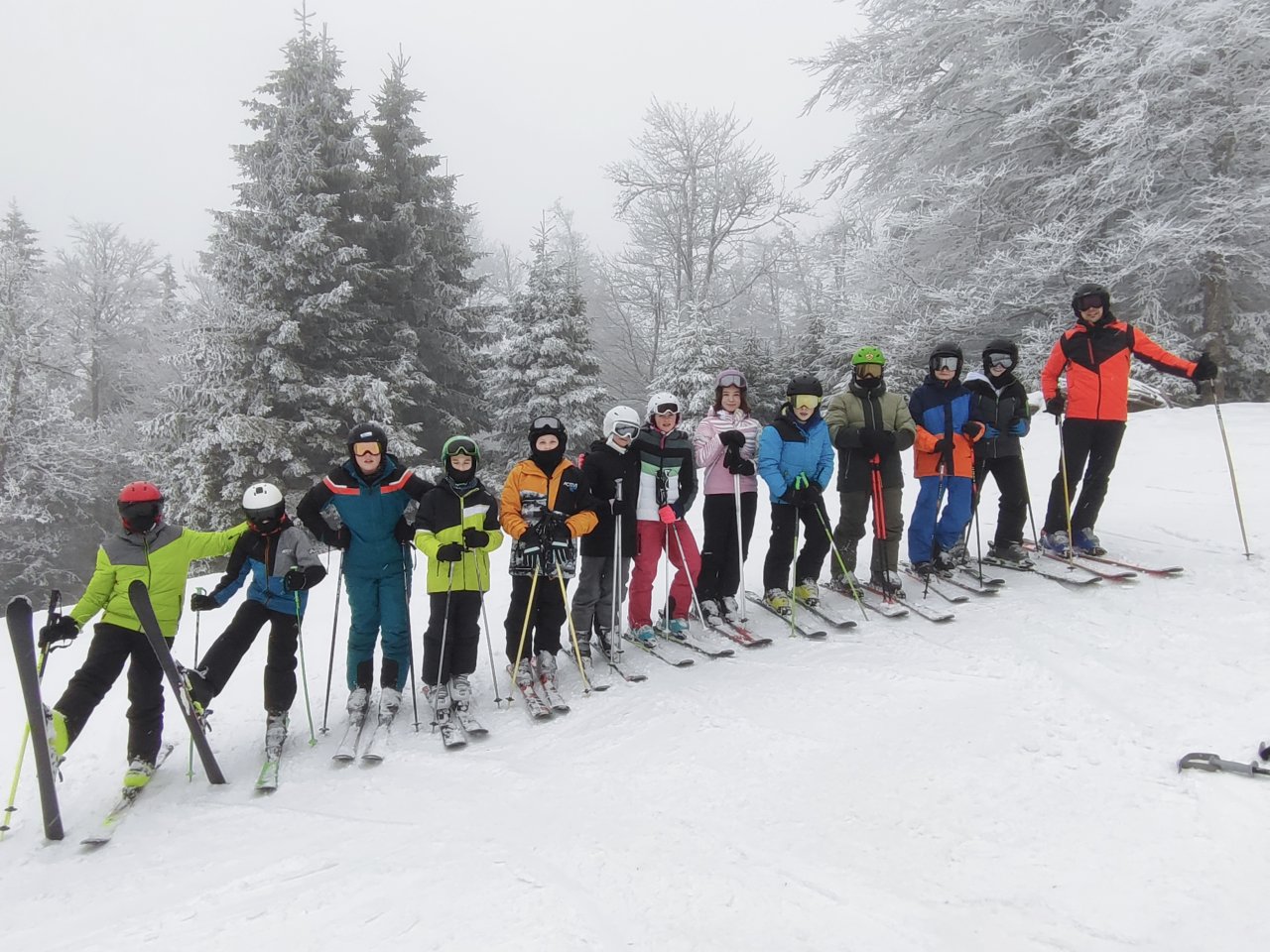 Šestošolci na Pohorju