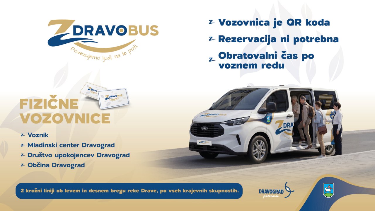 V Dravogradu predstavljen projekt ZdravoBus – korak k sodobni in dostopni mobilnosti