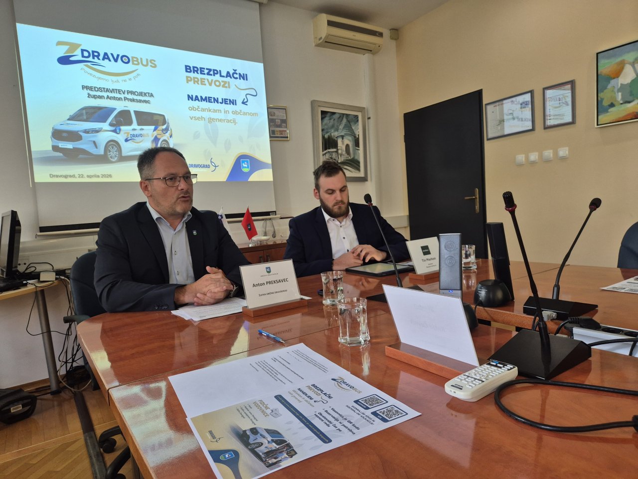 V Dravogradu predstavljen projekt ZdravoBus – korak k sodobni in dostopni mobilnosti