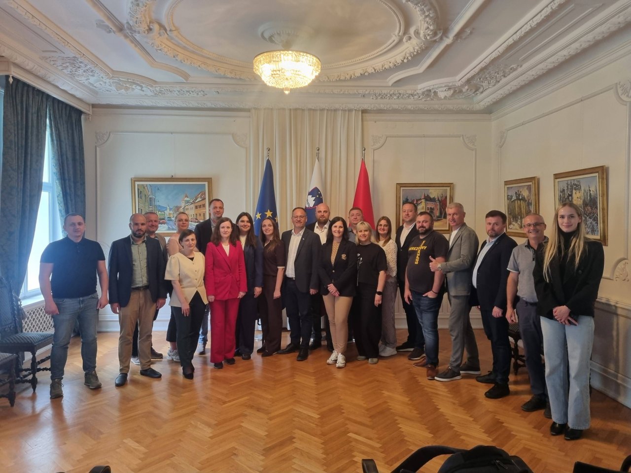 Ukrajinska delegacija na obisku v Dravogradu